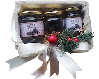 Confezione regalo natalizia_ 100 % tartufo noir italien