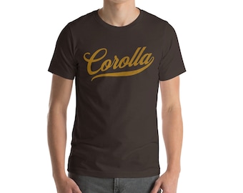 Corolla North Carolina Rustic Script Unisex T-shirt
