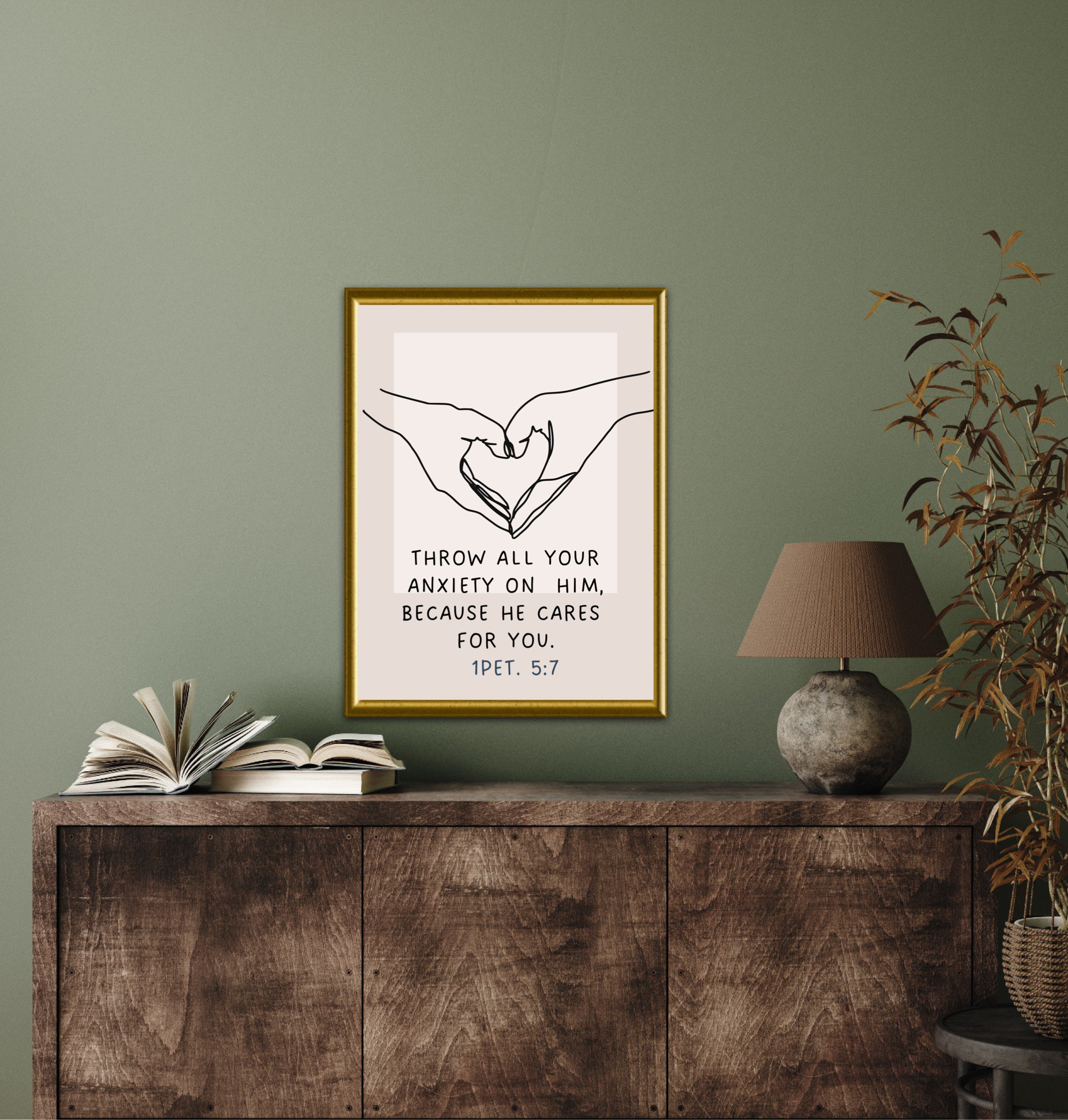 Printable Bible Verse Wall Art: Instant Scripture Download for Framing ...