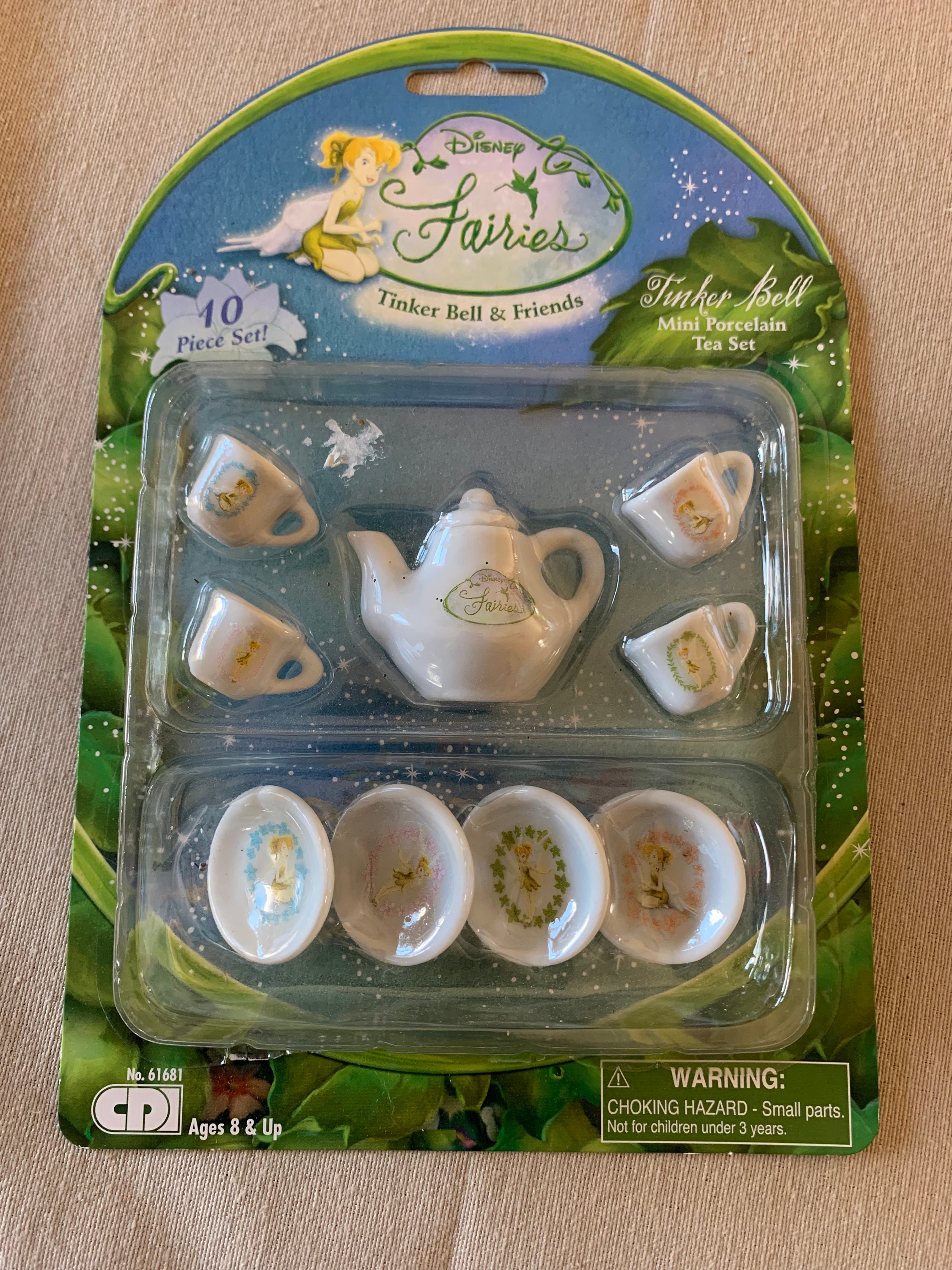 Disney Tinker Bell and Friends Mini Porcelain Tea Set 