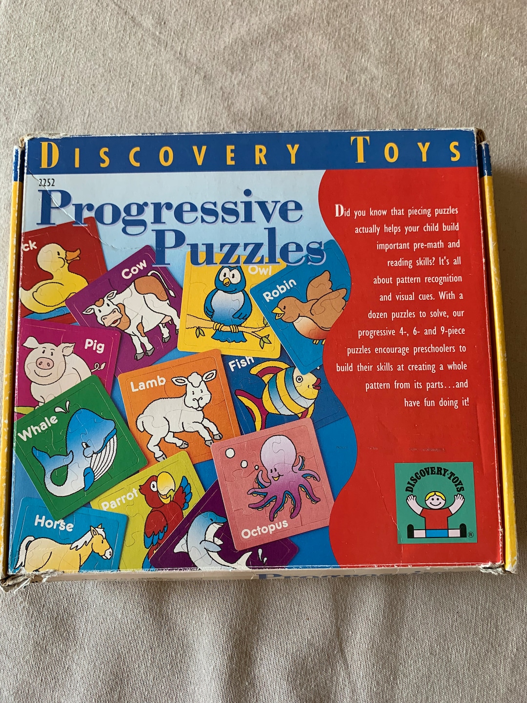 Discovery Toys Progressive Puzzles vintage 1999 - Etsy