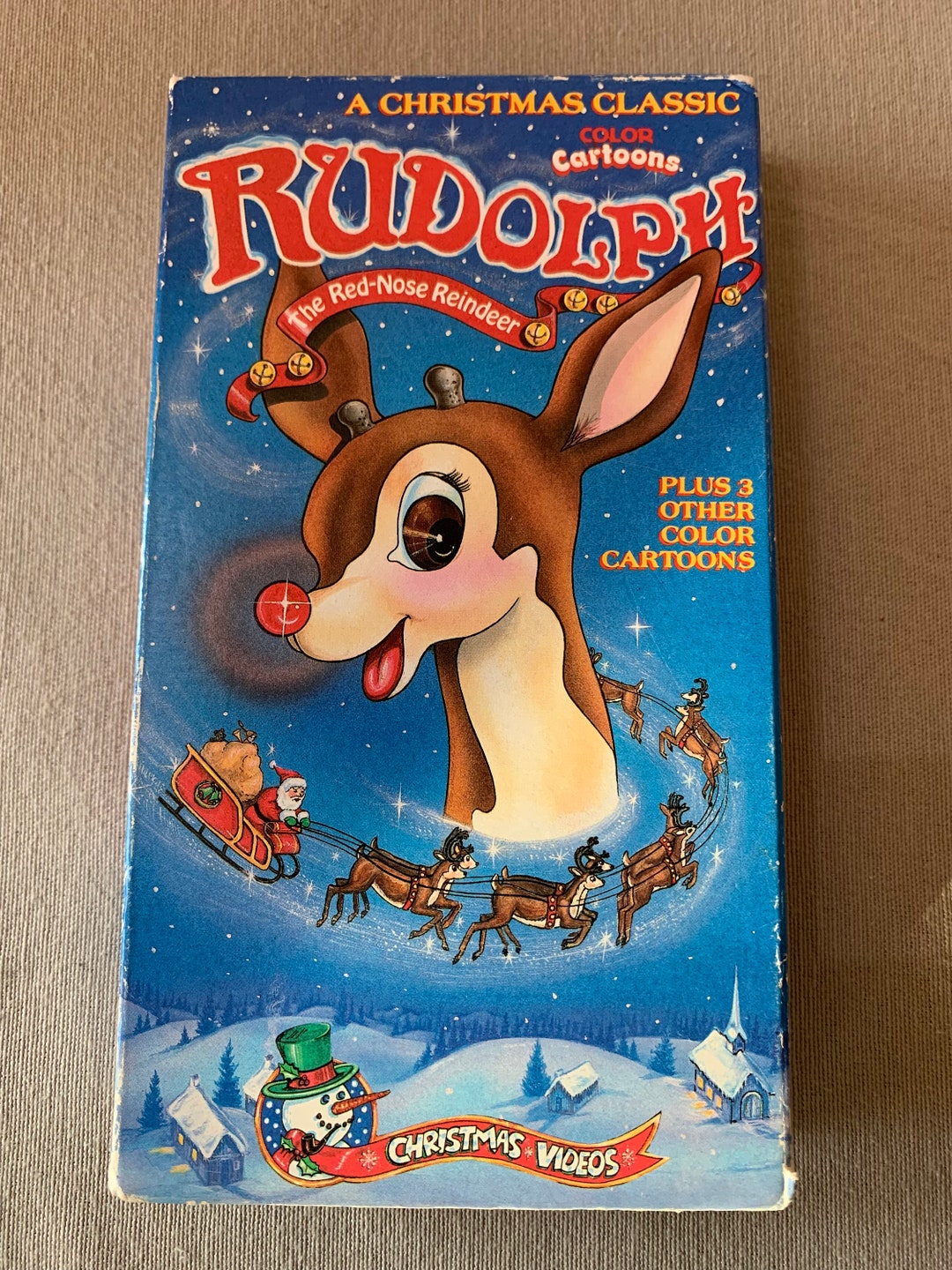 A Christmas Classic Rudolph the Red Nose Reindeer, 1991 - Etsy