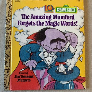 The Amazing Mumford Forgets the Magic Words!  A Little Golden Book, 1979
