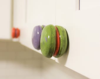 Ceramic Macaron Cabinets Knobs