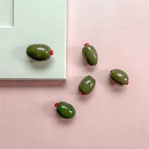 Pomelli / grucce in ulivo ripiene fatte a mano / Made in USA