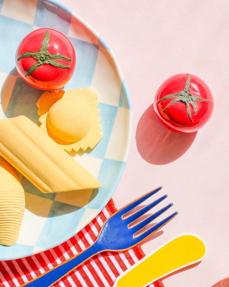 Handmade Ceramic Pasta Knobs and Wall Hooks | Made in USA image 6