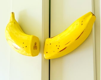 "Handgemachte ""Banana Split"" Schrankknauf | Hergestellt in den USA