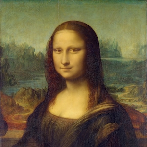 模写画　レオナルド・ダ・ヴィンチ　手描きの油絵 送料無料】絵画：レオナルド・ダ・ヴィンチ「カーネーションを
