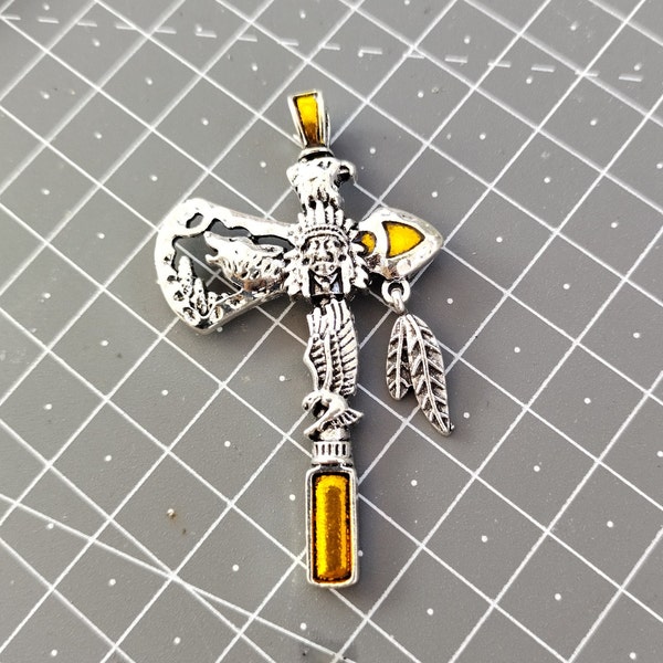 Pendentif Tomahawk amérindien Bohème Ethnique Royaume-Uni