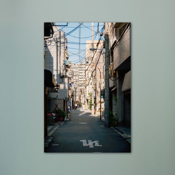 Osaka Alley - Premium Poster -  versandkostenfrei