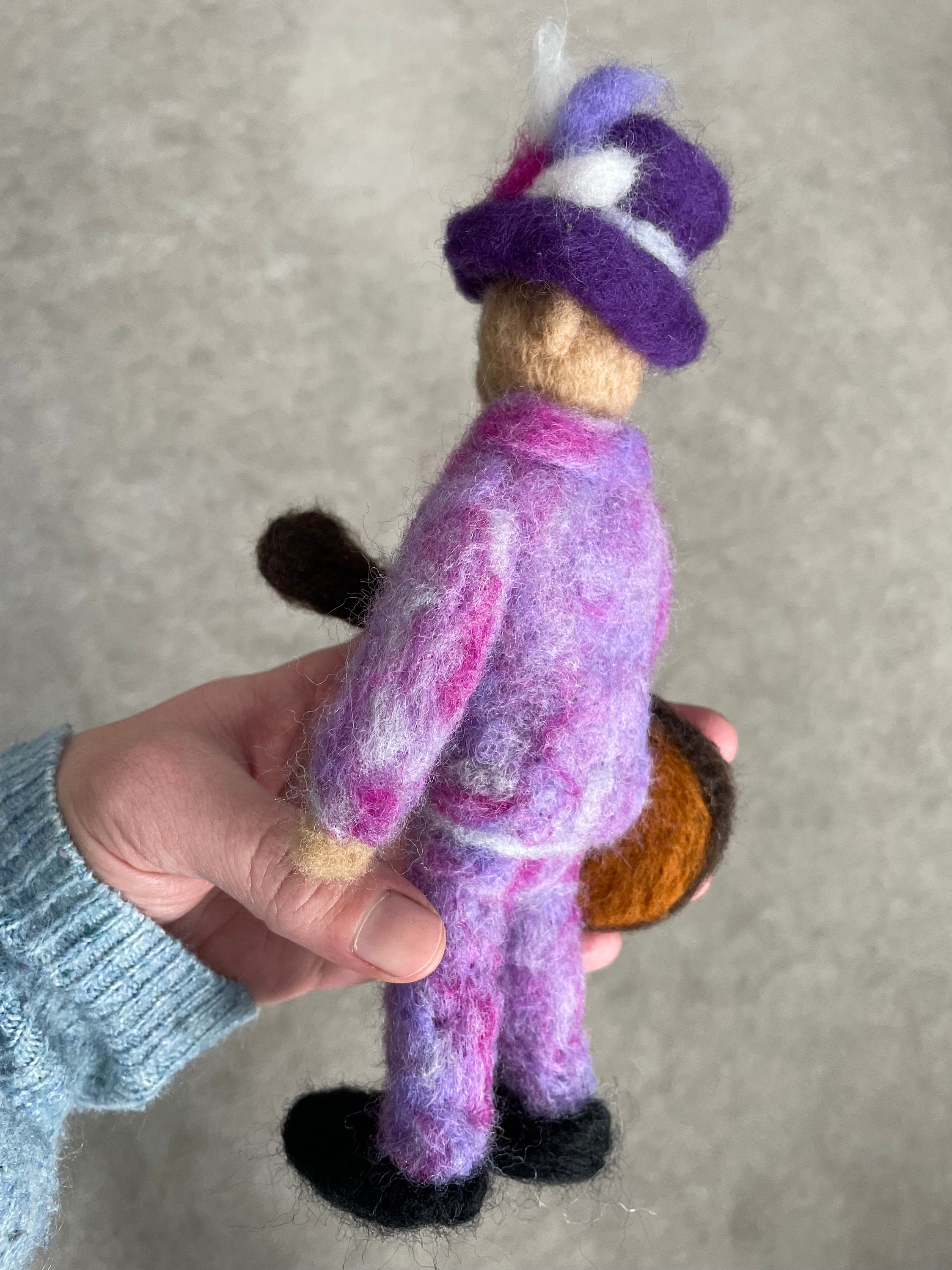 Mini Gord Downie Soft Wool Doll Needle Felted Fibre Art - Etsy