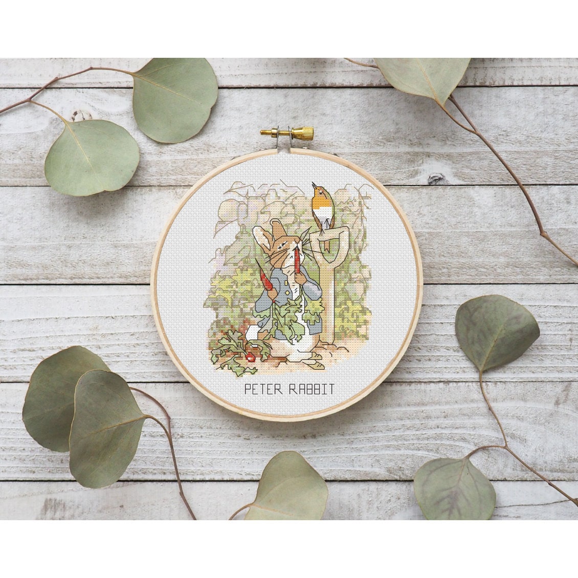 Peter Rabbit Cross Stitch Pattern – Beatrix Potter Tale (PDF Pattern ...