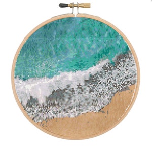 Ocean - Cross stitch pattern - Instant download pdf