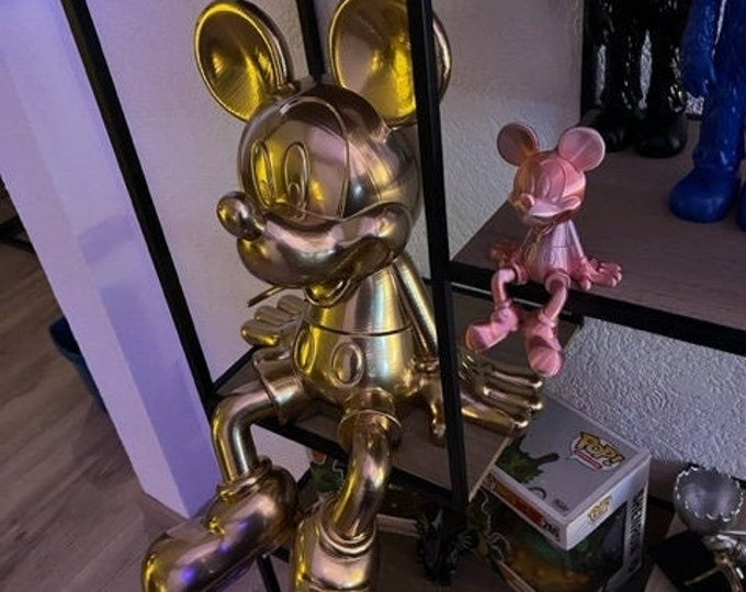 large mickey mouse 60cm gold color