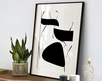 Minimalist Wall Art Print for Living Room Decor Printable Geometric Art Print Geometric Printable Wall Art for Bedroom Decor Minimalist Art