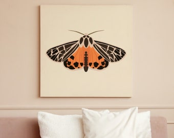 Luna Moth Butterfly Vintage Prints Animal Boho Wall Art Printable Wall Art Decor Modern Print Art Digital Download Gift for the Home Decor