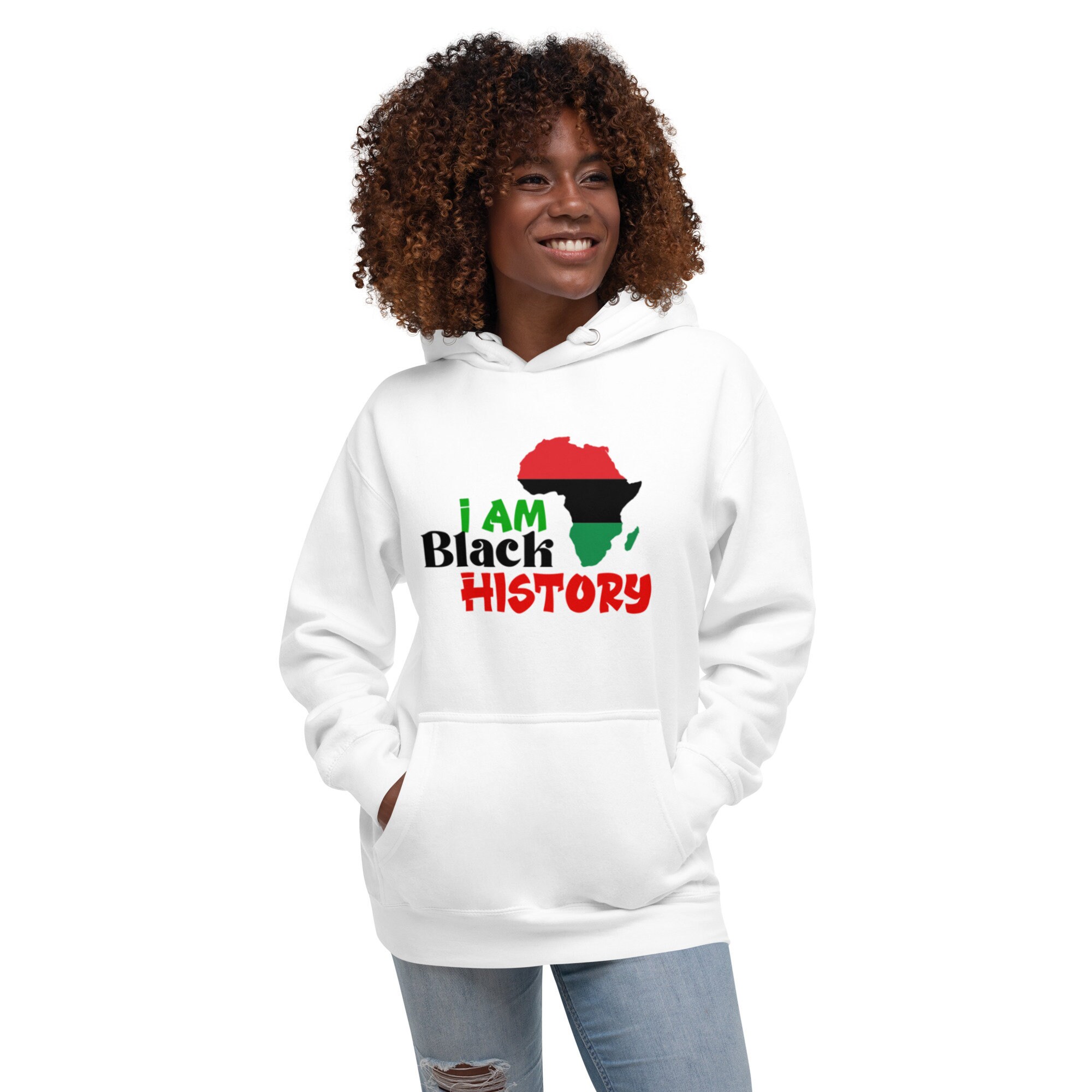 Blue I Am Black History Hoodie - Equally Clothed