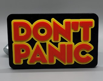 Hitch Cover - Don't Panic - For 2 Inch Hitch