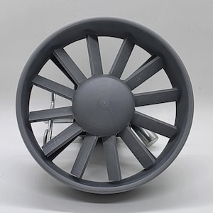 Hitch Spinner - Jet Air Spinner (Military Gray) - For 2 Inch Hitch