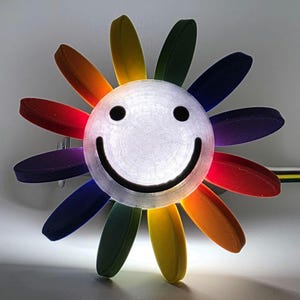 Tour d'attelage - Daisy souriant souriant lumineux - Pour attelage de 5 cm (couleur au choix)