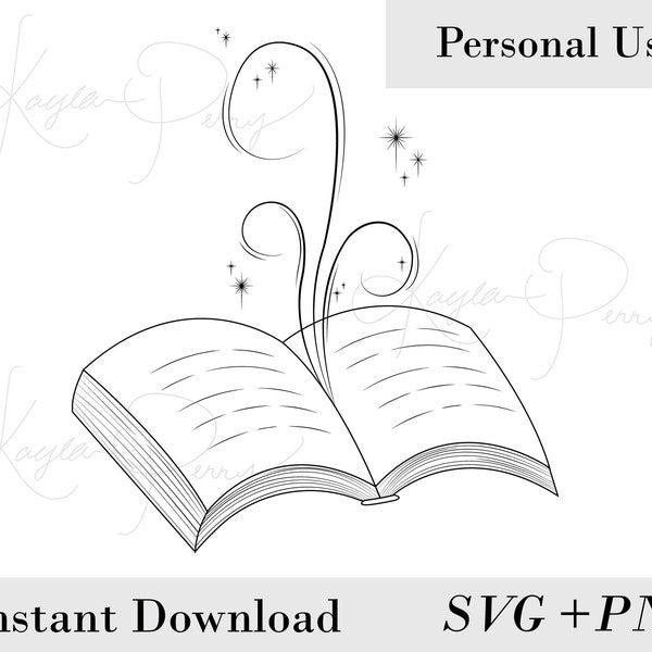 Magic Book SVG, PNG file