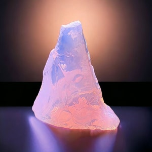 Ascendant Lilac Andara, Creator Power, Ascension Process, Transformation, 5D-12D Dimension, High Vibrating, Single Piece 141.2g Mount Shasta