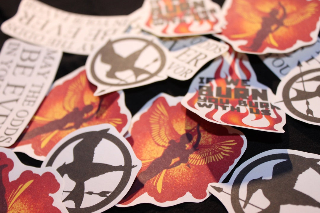 Hunger Games Sticker Set Etsy
