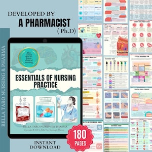 Nursing School Fundamentals Study Guide: NCLEX Prep (PDF), Clinical Skills Nursing School Bundle, Critical Care ICU Nursing Study Notes