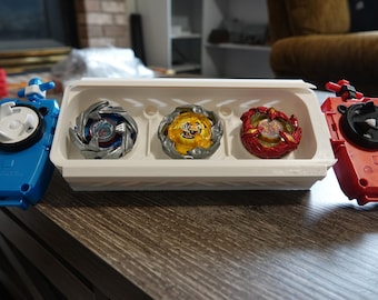 Beyblade X Three-Bey Deck Case (Beyblades not included) + Launcher Grip