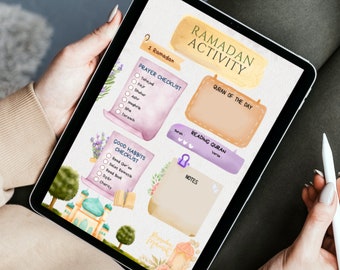 Ramadan Planner, Spiritual Journal, Prayer Tracker (Digital Download)