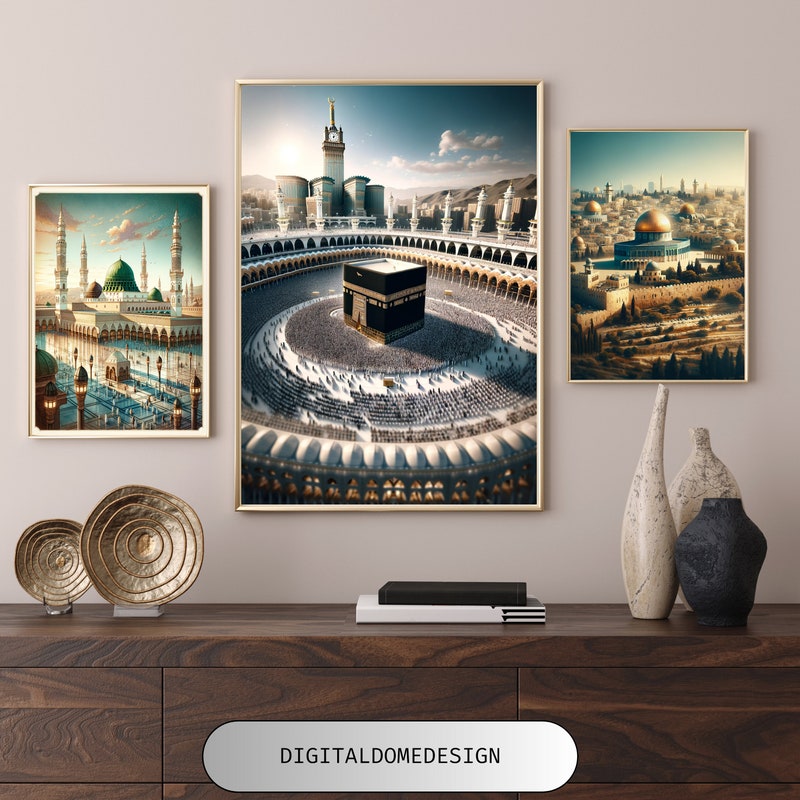 Islamic Paintings Medina - Etsy UK