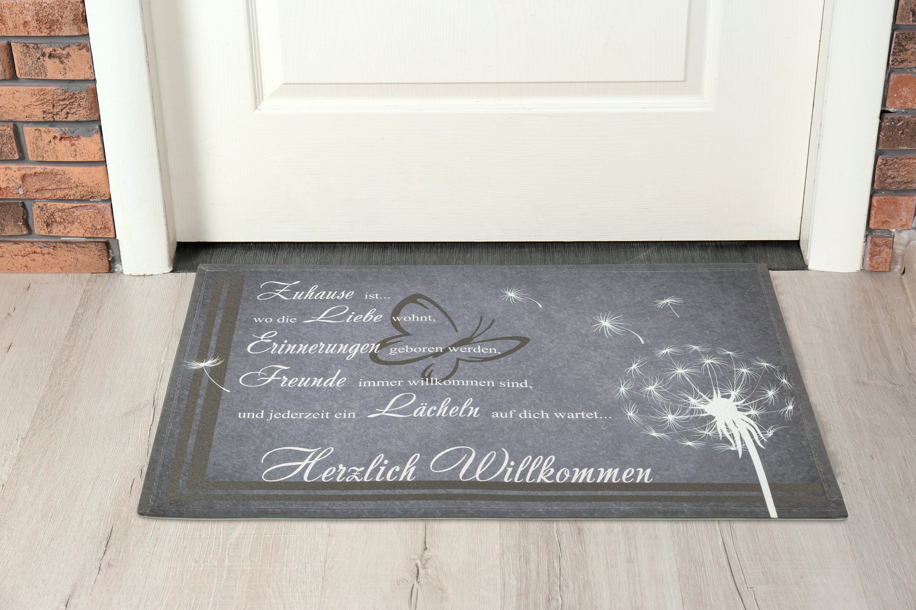 Personalisierte Fußmatte 'Walk Of Fame' – Mit Namen, Wasserfest, Größe 50x35 Cm (mit Rand)