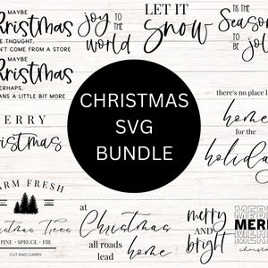 Christmas SVG Bundle / svg bundle / christmas bundle / christmas svg / cricut bundle / cricut cut file / cricut cut file bundle