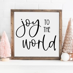 Joy to the world / joy to the world svg / christmas svg / christmas sign svg / cricut cut file
