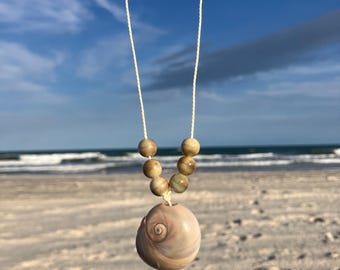 Mond Schnecke Anhänger Halskette | Traumhaft | Sea Shell Schmuck