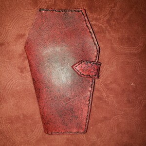 Cartera Ataúd Roja y Negra