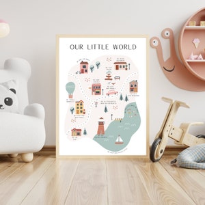 Poster per la cameretta dei bambini I DIN A3 I Affermazioni per bambini I | Decorazione murale I gratitudine