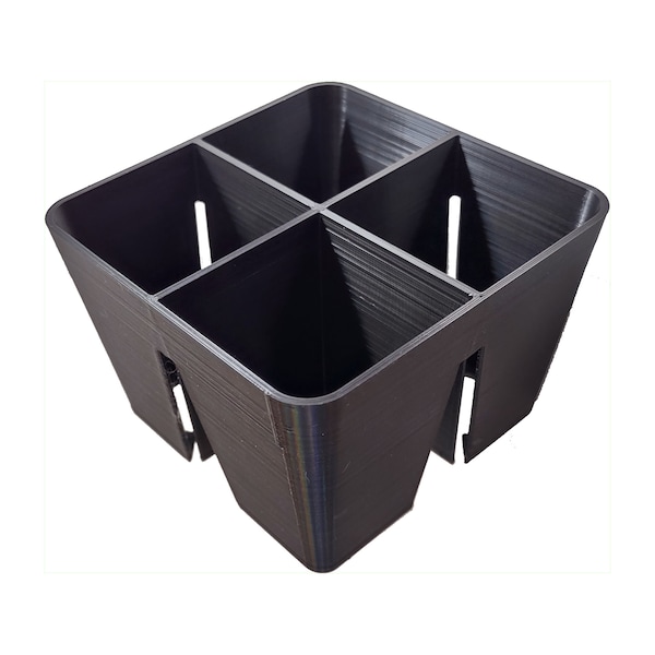 STL File for 4-Cell Seedling Tray