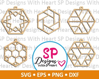 Quilts Suncatcher Designs 56-60, Digital Vector Files, svg, eps, png, dxf, jpg, CNC Laser, Cricut, Silhouette, Instant Download