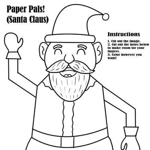 Paper Pals - Santa Claus!