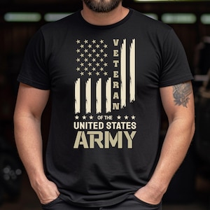 Patriotic DTF Transfer | Army Veteran Distressed Flag dtf | Heat transfer | American Flag| Direct to film | ready to press USA flag Army Vet