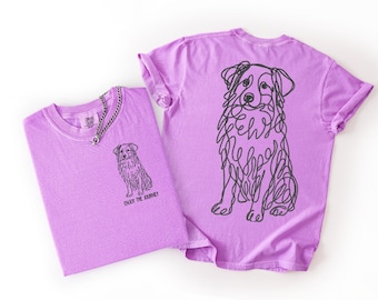 Aussie scribble design shirt