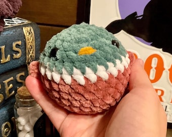 Bird Stress Ball | Handmade Crochet Critter | Polyester yarn plush | Amigurumi | Desk Buddy | Duck Geese | office supplies | Stress Relief