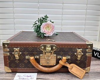 Vintage 1980s Louis Vuitton Alzer 40 Hard Side Trunk