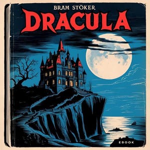 Dracula by Bram Stoker: Vintage Gothic Horror eBook (Printable PDF)