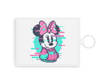 Retro Minnie Kreditkartenhalter, Schlüsselanhänger Brieftasche, Disney Zubehör, Geldhalter