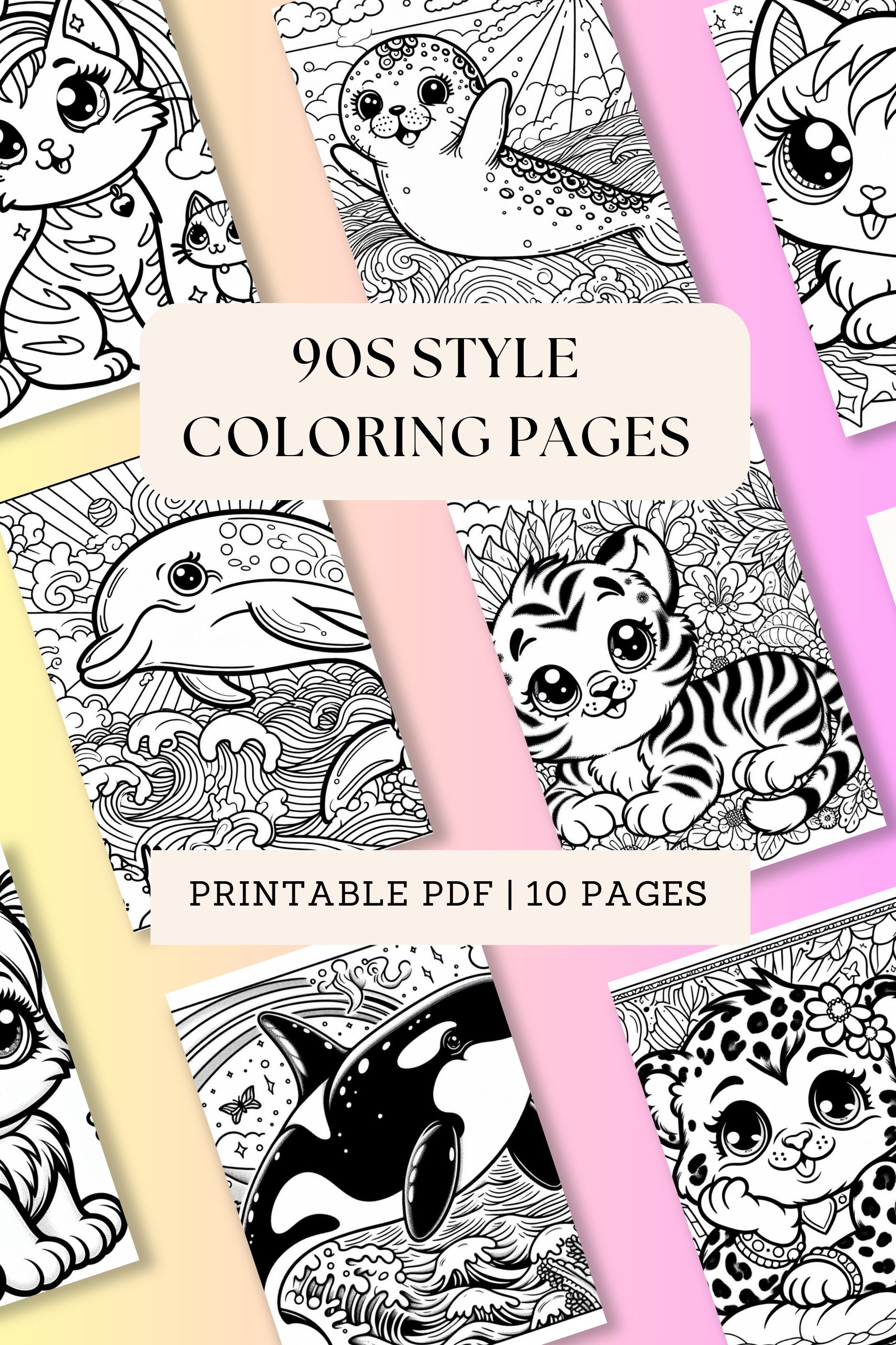 Printable Lisa Frank Coloring Pages [2025]