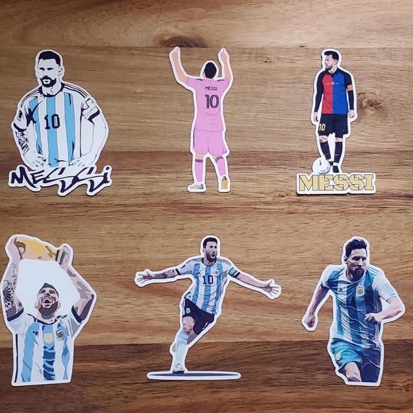 Messi Sticker Collection Messi Stickers - Etsy