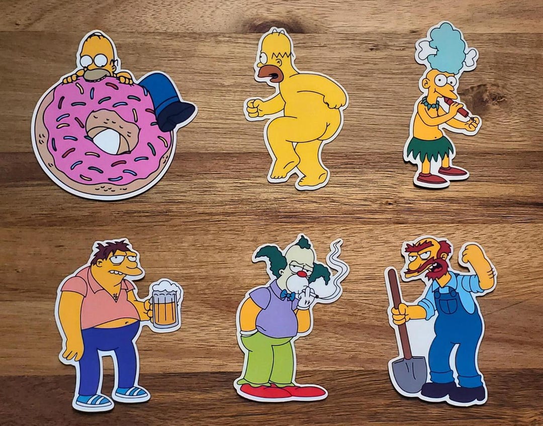 The Simpsons Stickers Single or Pack - Etsy
