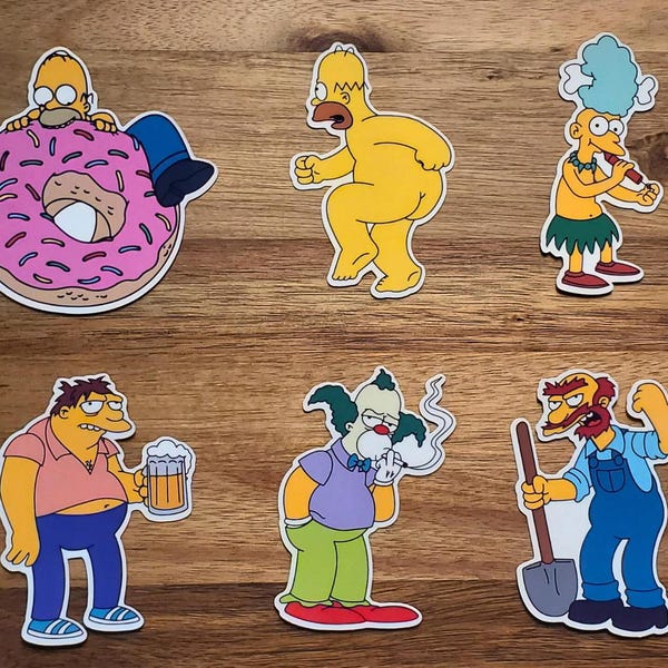 The Simpsons Stickers Single or Pack